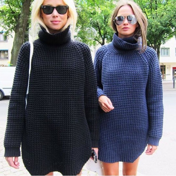 HOPE Stockholm Sweaters - HOPE Stockholm Viral Orange Oversized Cotton Grand Sweater - Medium / Large (40)